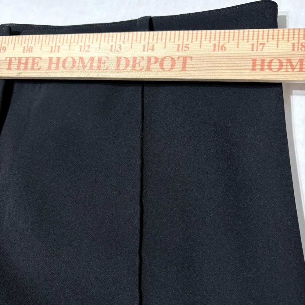 Veronica Beard Black Orion Flare Pant Sleek High Waisted Front Seams Elongating - Picture 10 of 16